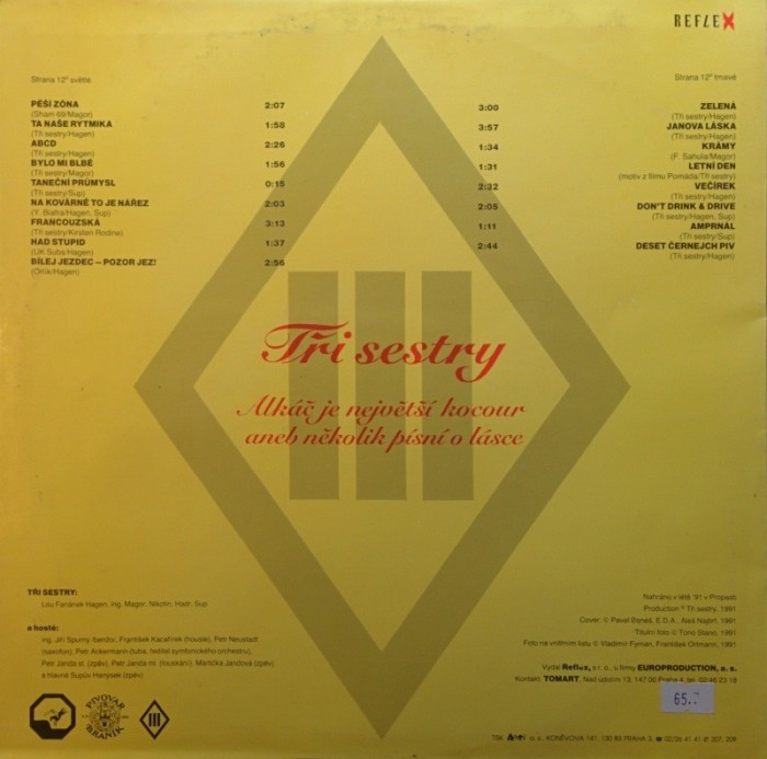 Tři sestry - Alkáč je největší kocour aneb několik písní o lásce