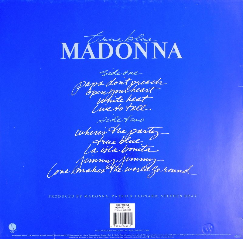 Madonna - True Blue (LP)