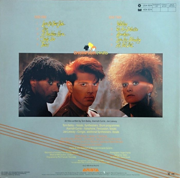 Thompson Twins - Quick Step  a  Side Kick