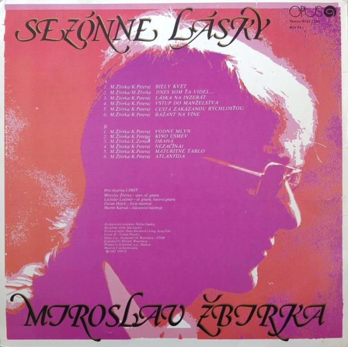 Miroslav Žbirka - Sezónne lásky (LP)