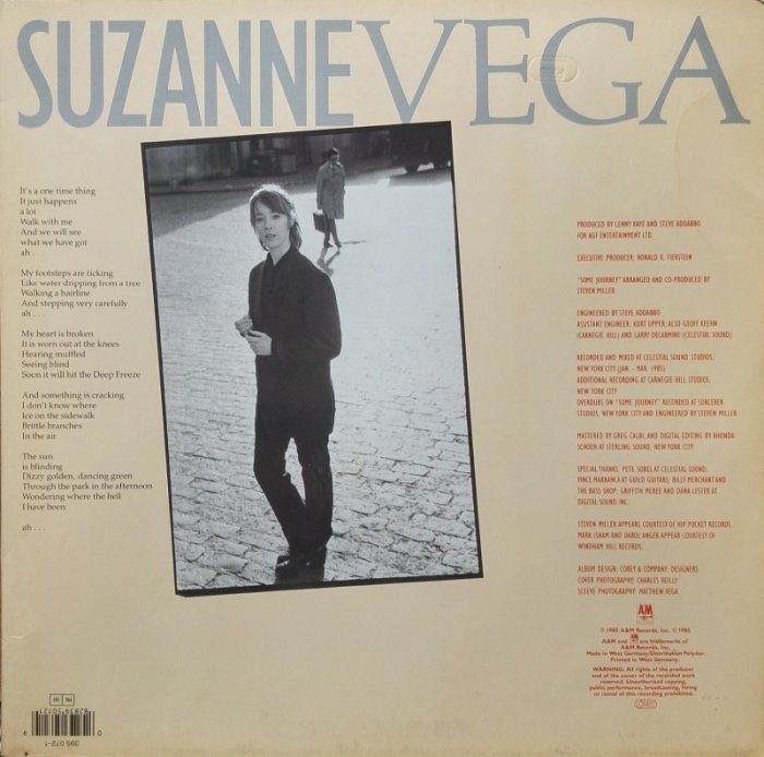 Suzanne Vega - Suzanne Vega (LP)