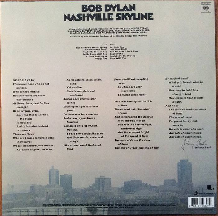 Bob Dylan - Nashville Skyline