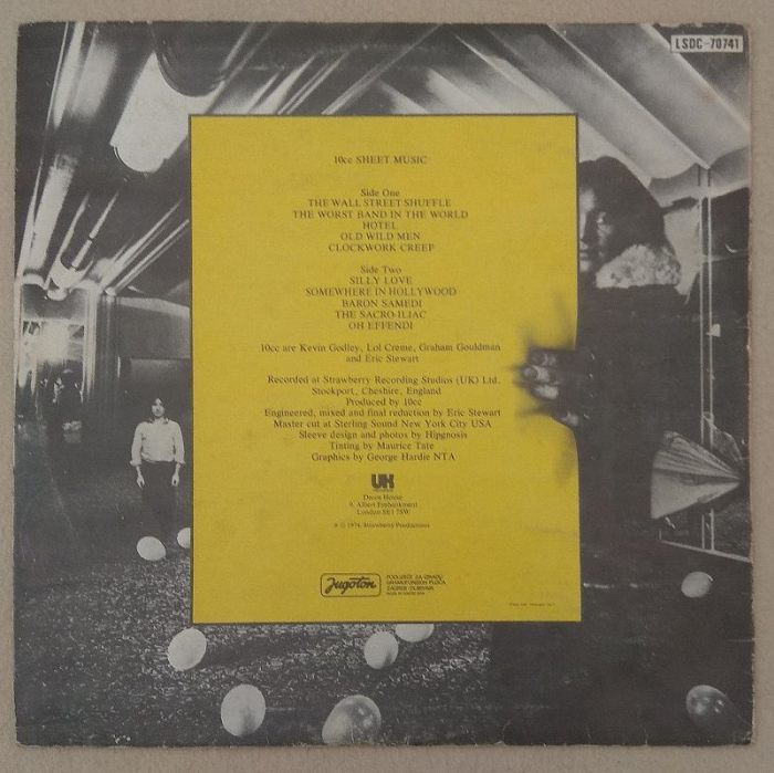 10cc - Sheet Music (LP)