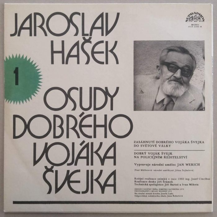 Jaroslav Hašek - Osudy dobrého vojáka Švejka 1-17 (Jan Werich) (komplet 17 LP)