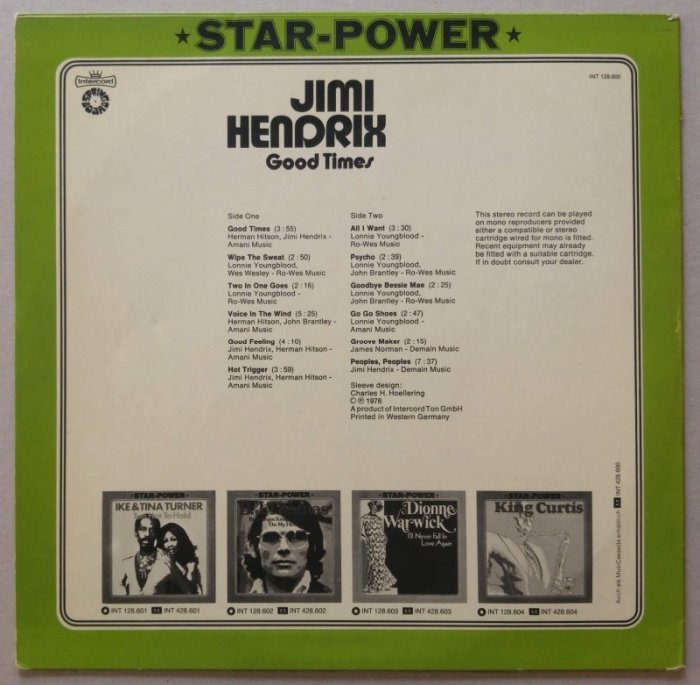 Jimi Hendrix - Good Times (LP)