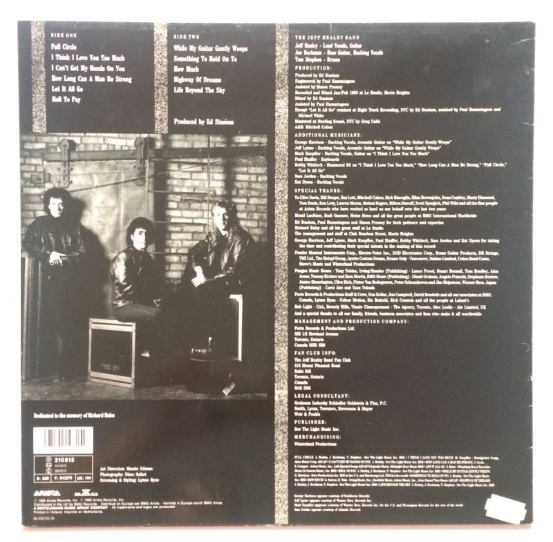 The Jeff Healey Band - Hell To Pay (LP)