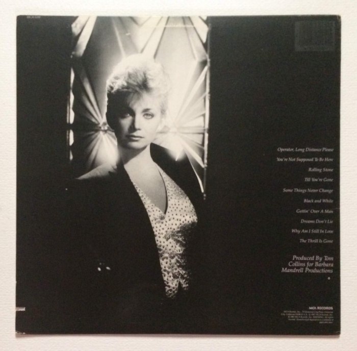Barbara Mandrell - In Black a White (LP)