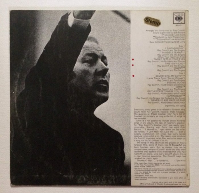 Ray Conniff - Ray Conniff's Greatest Hits (LP)