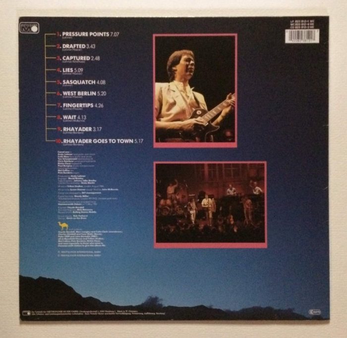 Camel - Pressure Points - Live In Concert (LP)