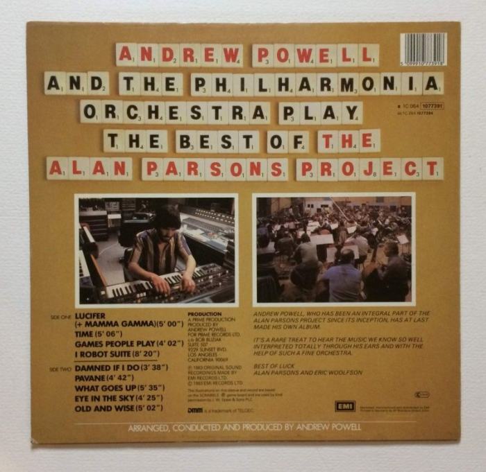 Andrew Powell And The Philharmonia Orchestra - Play The Best Of The Alan Parsons Project (LP)