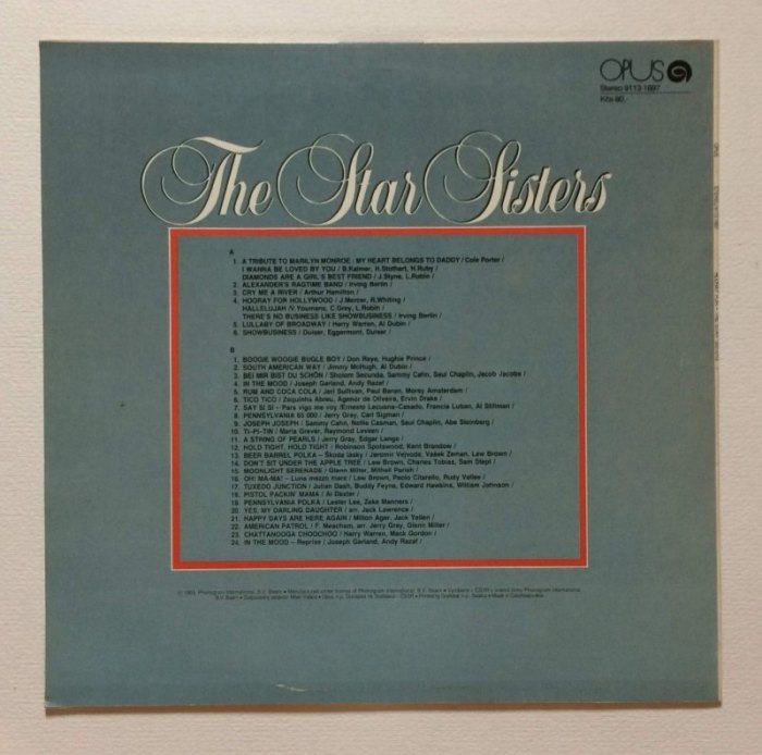 The Star Sisters - Hooray For The Star Sisters (LP)