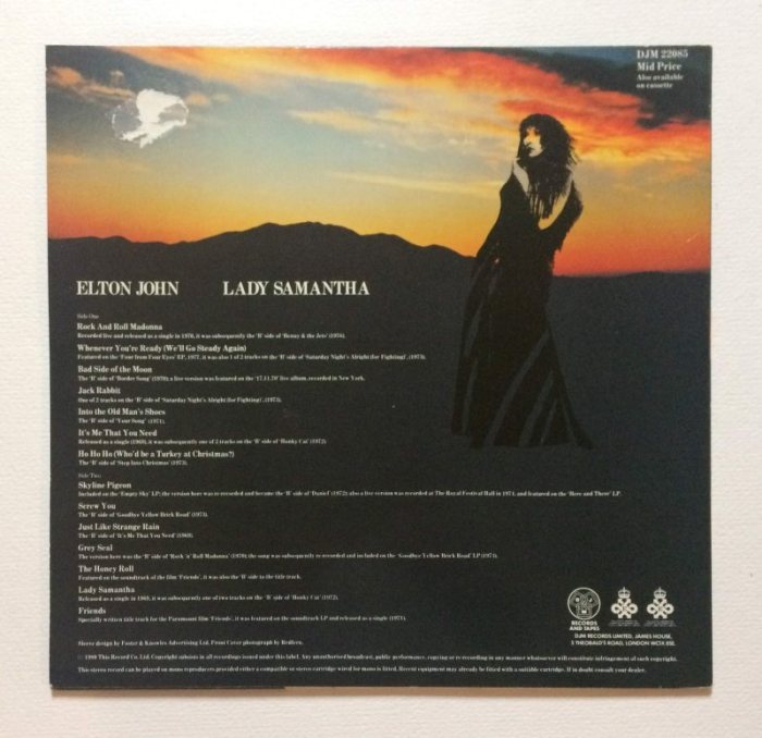 Elton John - Lady Samantha (LP)