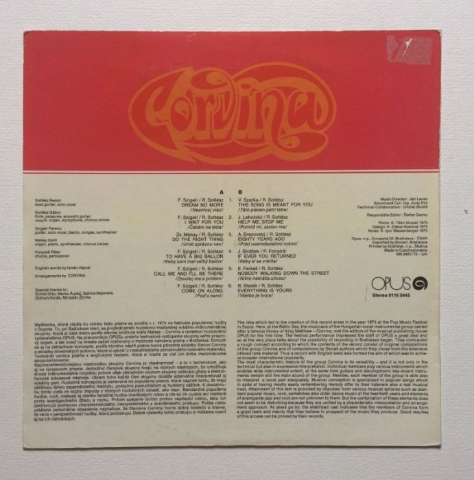 Corvina - Corvina (LP)