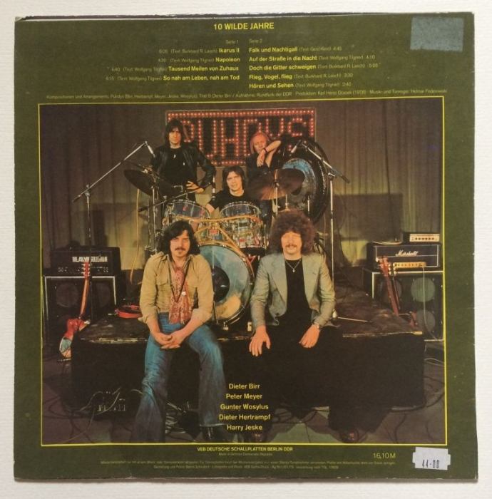 Puhdys - 10 Wilde Jahre (1969-1979) (LP)