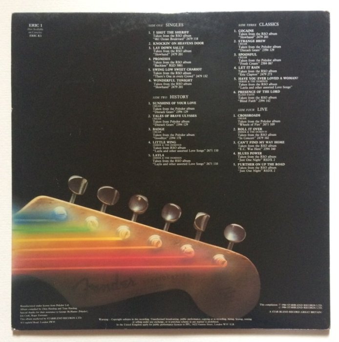 Eric Clapton - Backtrackin' (2LP)