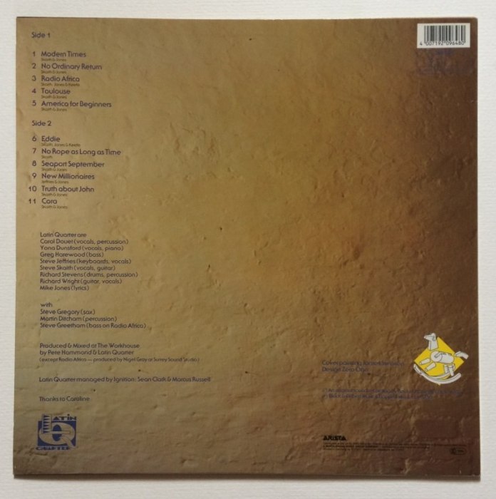 Latin Quarter - Modern Times (LP)