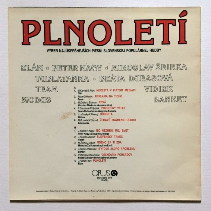 Various - Plnoletí (LP)