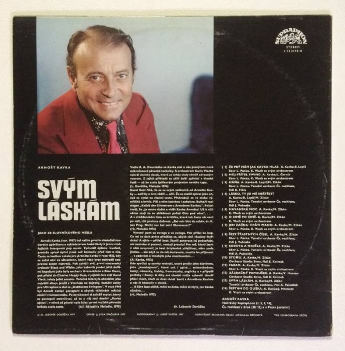 Arnošt Kavka - Svým láskám (LP)