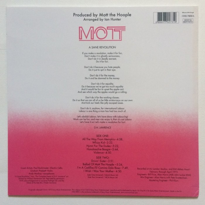 Mott The Hoople - Mott (LP)