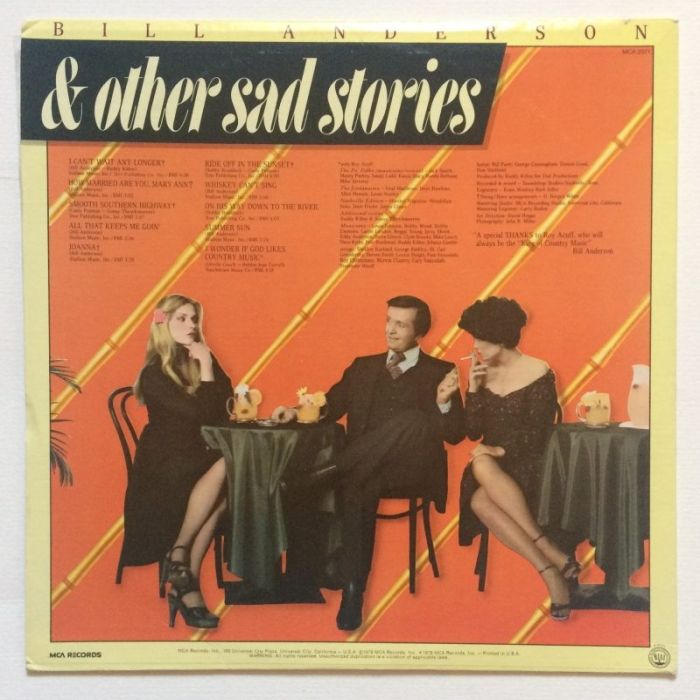 Bill Anderson - Love... a Other Sad Stories (LP)