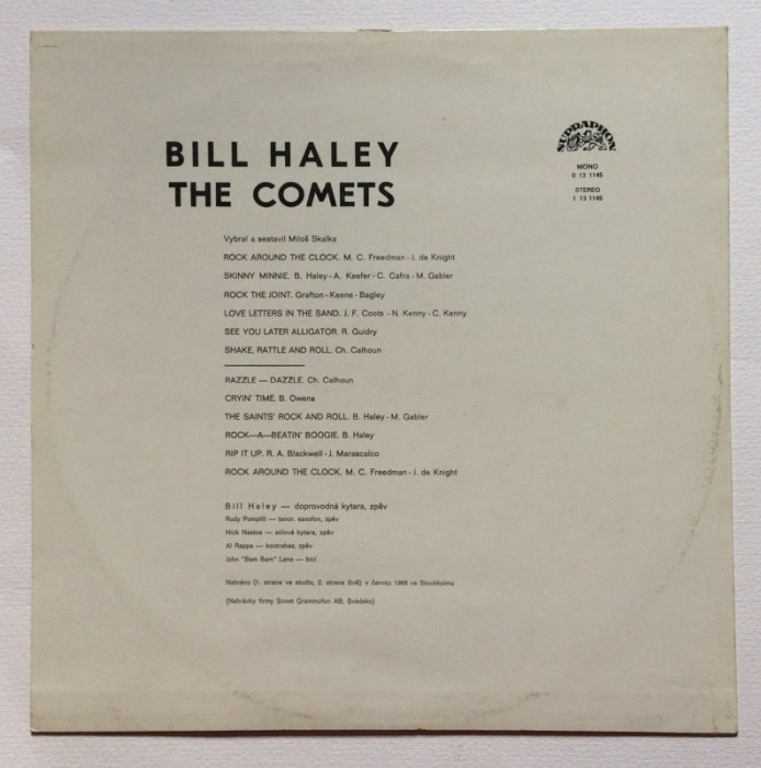Bill Haley and The Comets - Taneční hudba(LP)