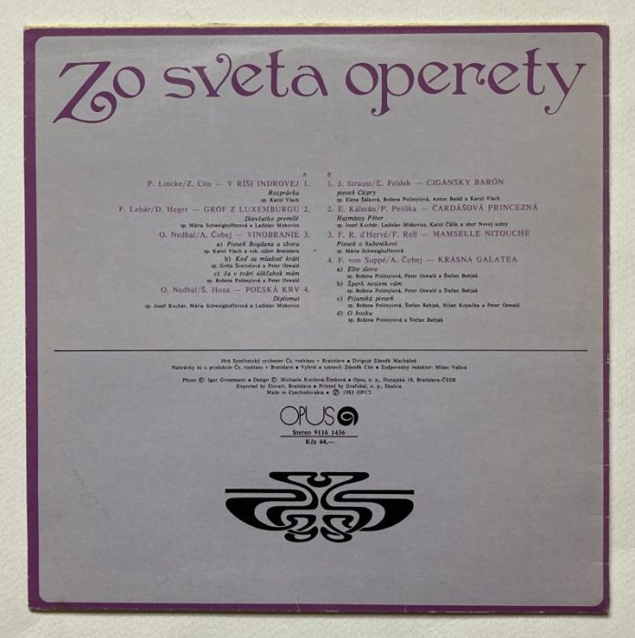 Various - Zo sveta operety (LP)