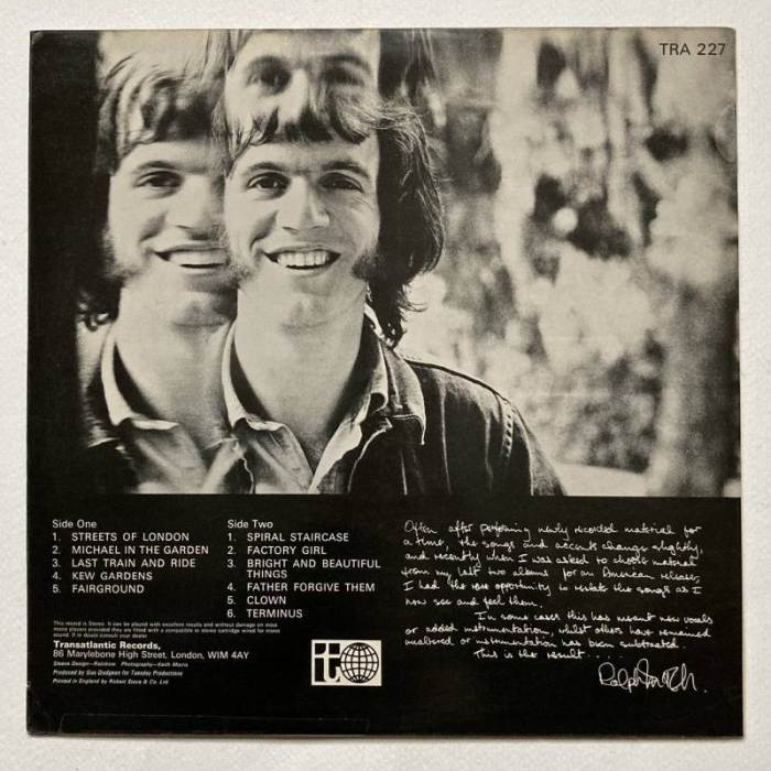 Ralph McTell - Ralph McTell Revisited (LP)