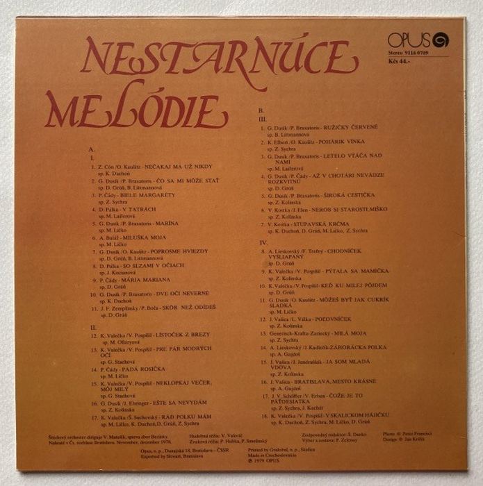Various - Nestarnúce melódie (LP)