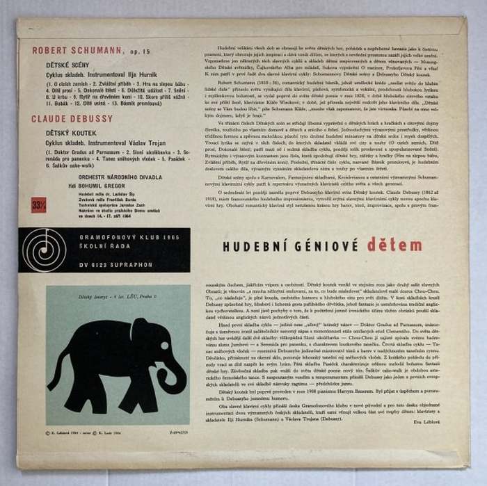 Claude Debussy / Robert Schumann - Dětský koutek / Dětské Scény (LP)