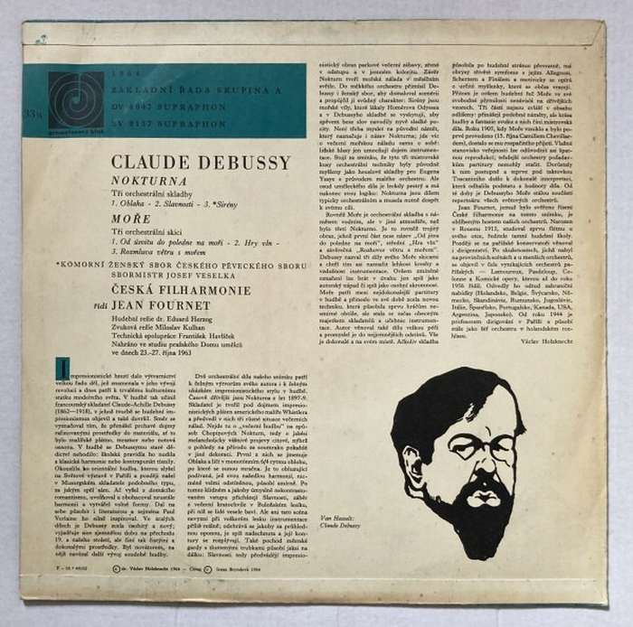 Claude Debussy - Orchestrální díla (LP)