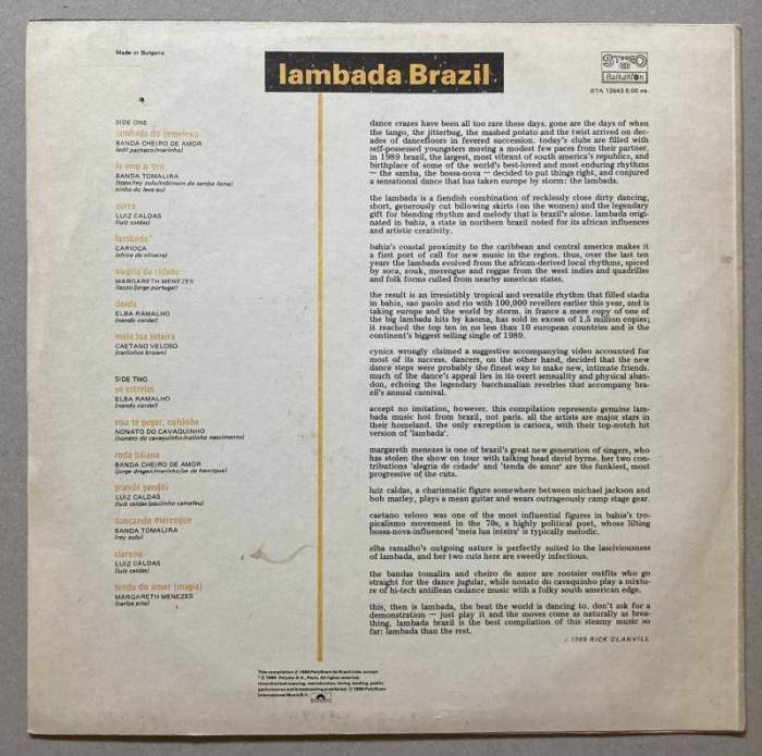 Various - Lambada Brazil (LP)