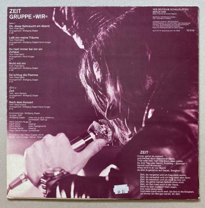 Wir - Zeit (LP)