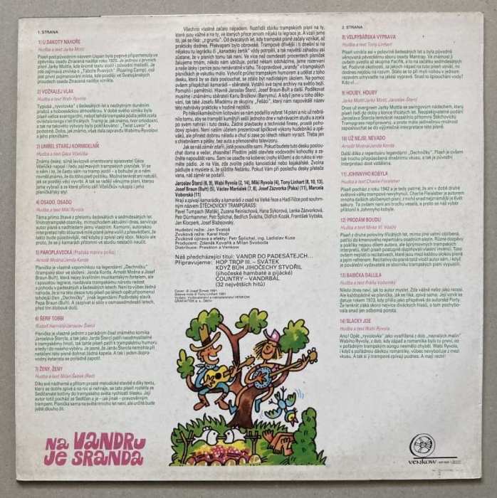 Štěchovický Trampgrass - Na vandru je sranda (LP)