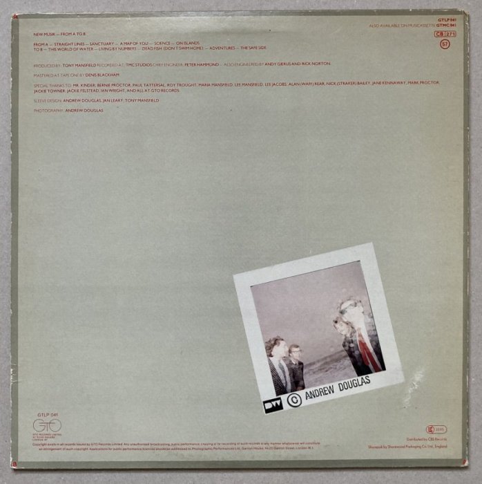 New Musik - From A To B (LP)