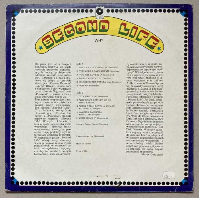 Second Life - Why (LP)