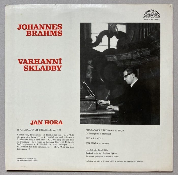 Johannes Brahms - Varhanní skladby (LP)