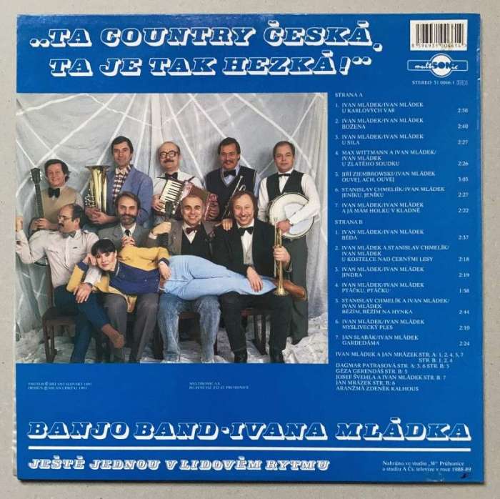 Banjo Band Ivana Mládka - Ta country česká, ta je tak hezká (LP)