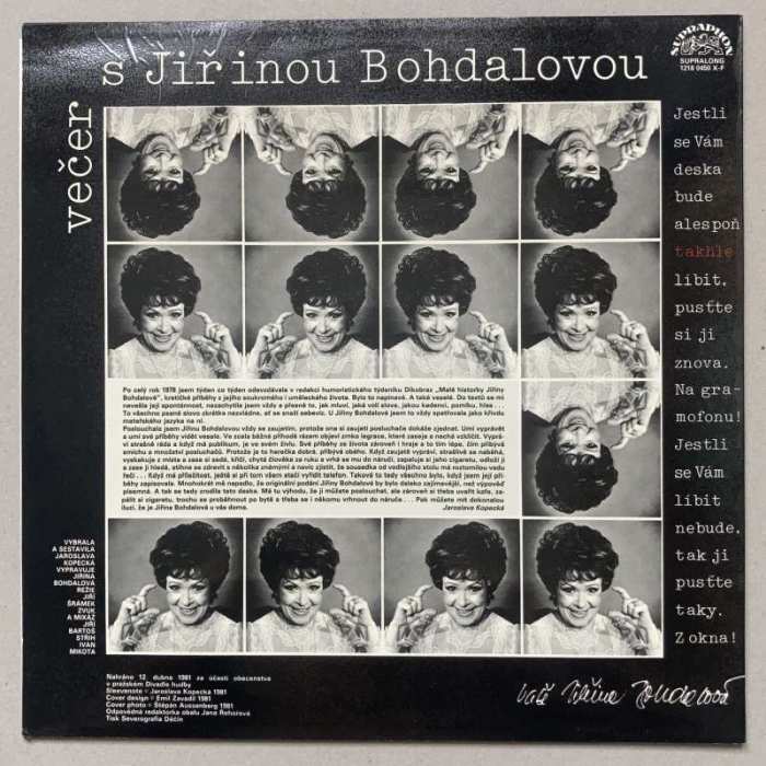 Jiřina Bohdalová - Večer s Jiřinou ... ... Bohdalovou