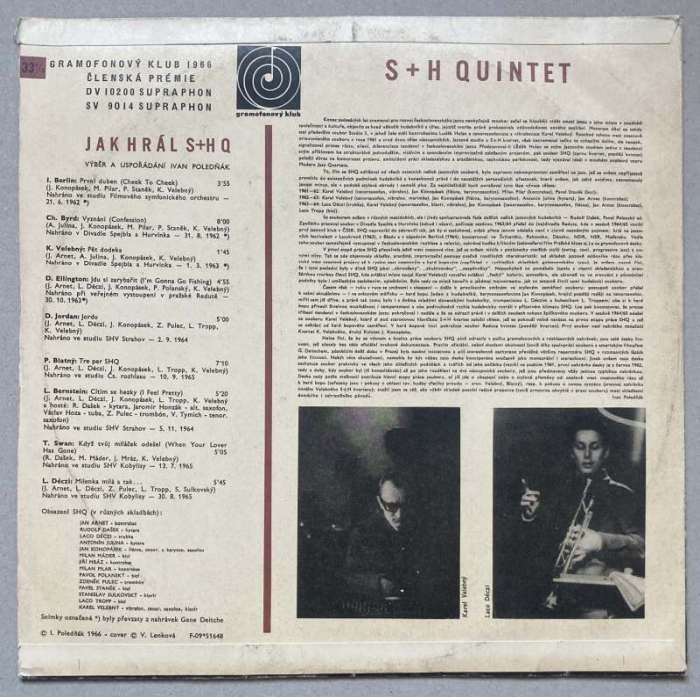 S plus H Q - Jak Hrál S plus H Q (LP)