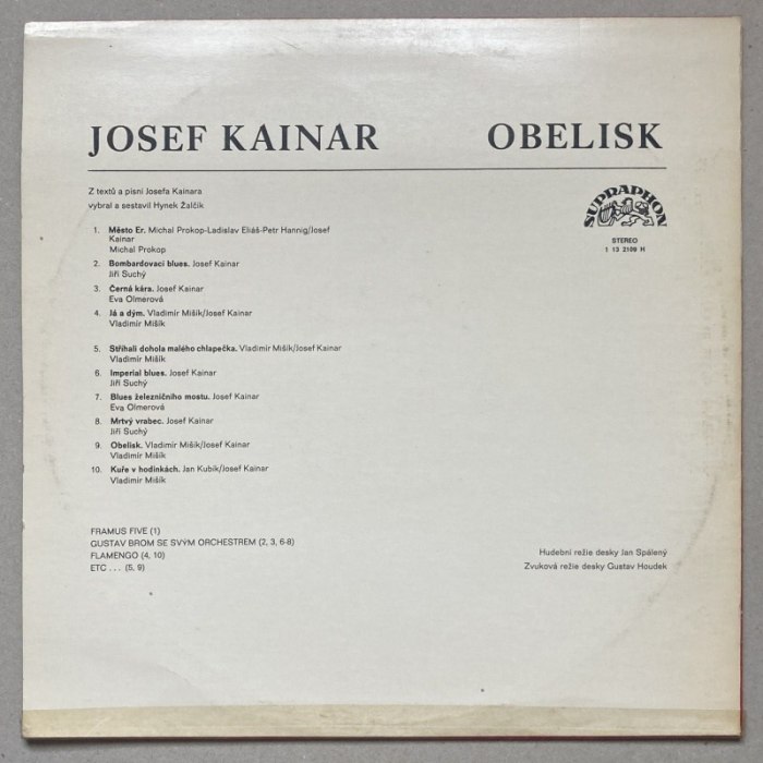 Josef Kainar - Obelisk (LP)