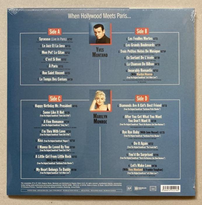 Yves Montand, Marilyn Monroe - When Hollywood Meets Paris… (2LP)