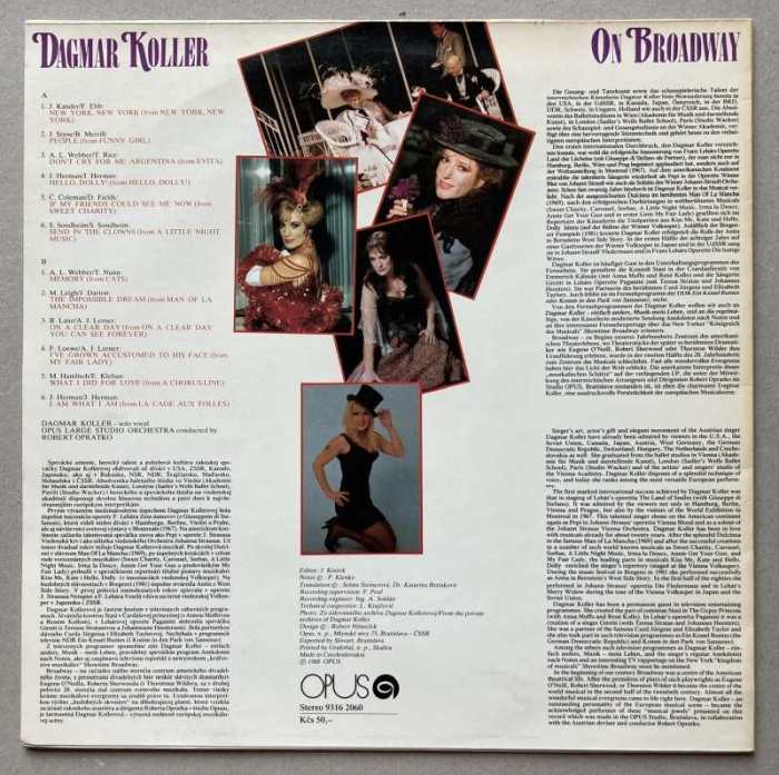 Dagmar Koller - On Broadway (LP)