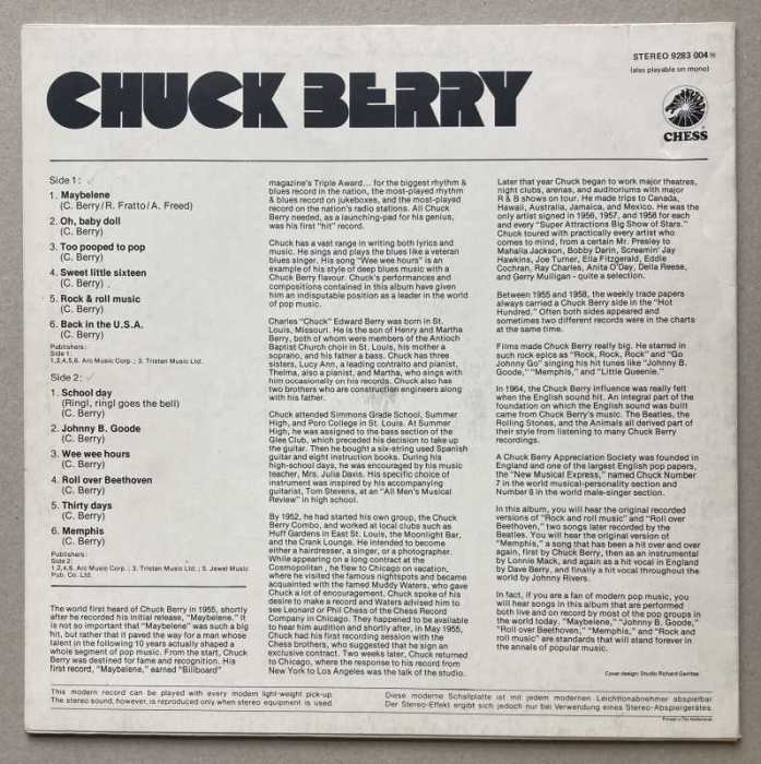 Chuck Berry - Chuck Berry Greatest Hits (LP)