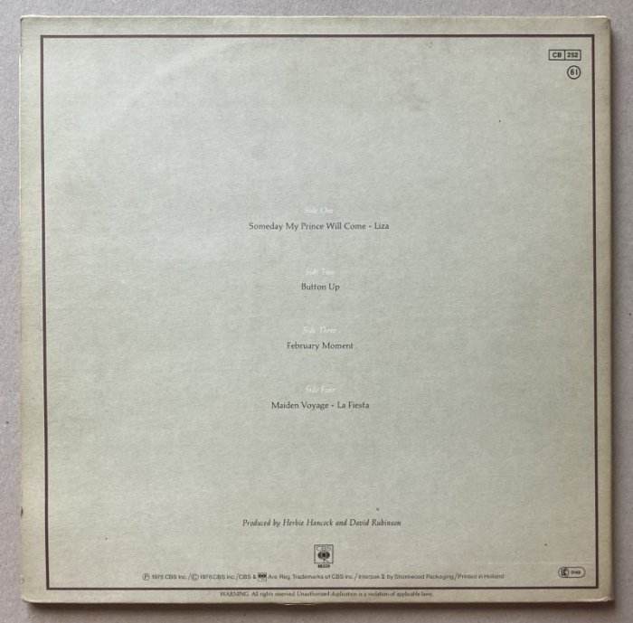 Herbie Hancock & Chick Corea - An Evening With Herbie Hancock a Chick Corea In Concert (2LP)