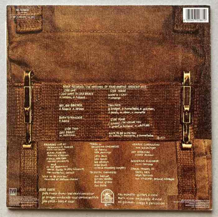 Rare Earth - Rare Earth In Concert (2LP)