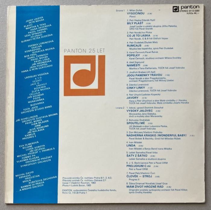 Various - 25 Let Pantonu (LP)