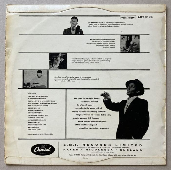 Frank Sinatra - Songs For Swingin' Lovers! (LP)