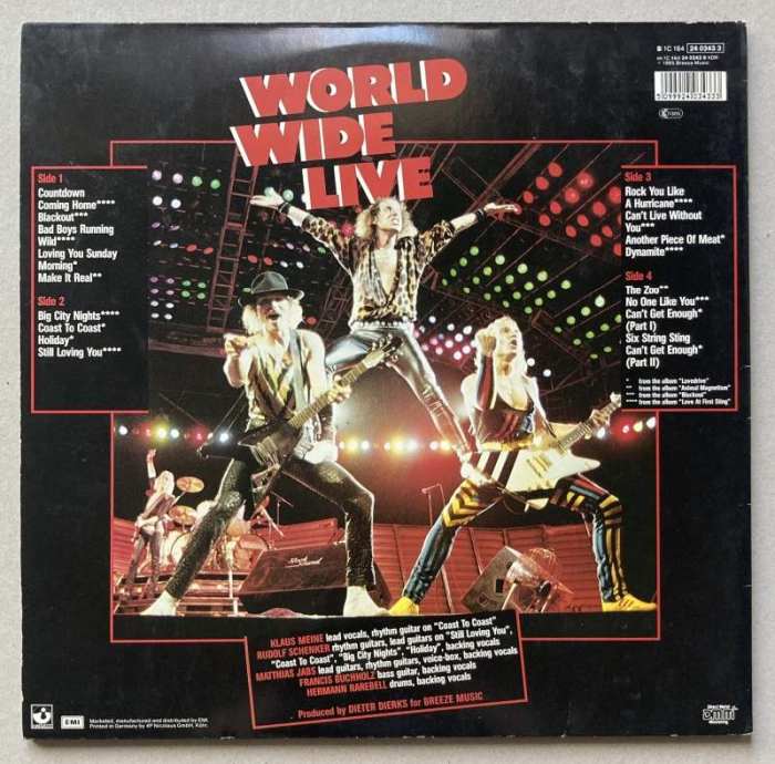 Scorpions - World Wide Live (2LP)