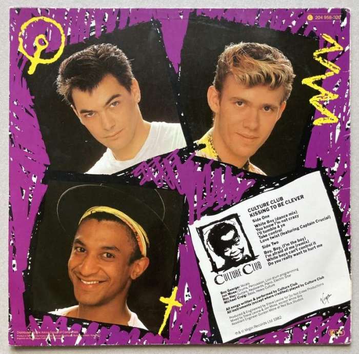 Culture Club - Kissing To Be Clever (LP)