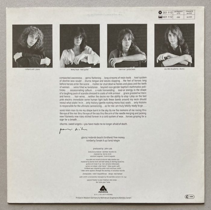 Patti Smith - Horses (LP)